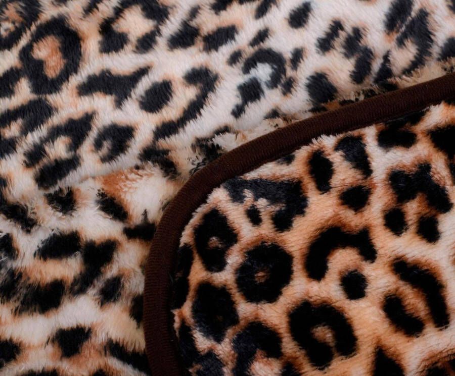 Gözze Deken Leopard met geprint motief knuffeldeken
