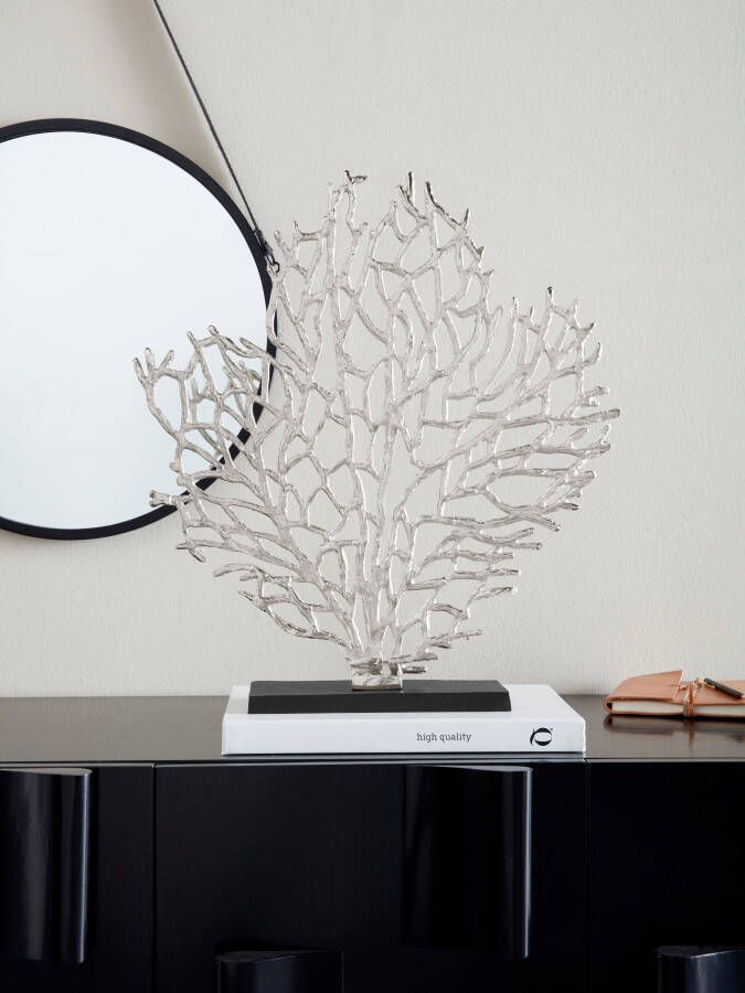 Guido Maria Kretschmer Home&Living Decoratief figuur Coral Decoratief object zilver (1 stuk)