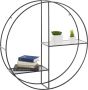 Guido Maria Kretschmer Home&Living Decoratief wandrek Tapista Decoratief rek wanddecoratie van metaal rond ø 76 cm - Thumbnail 2