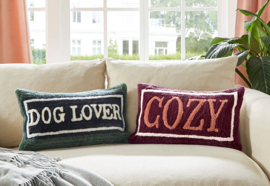 Guido Maria Kretschmer Home&Living Sierkussen COZY 2-delige set kussenhoezen 30 x 50 cm zonder vulling getuft (2 stuks)