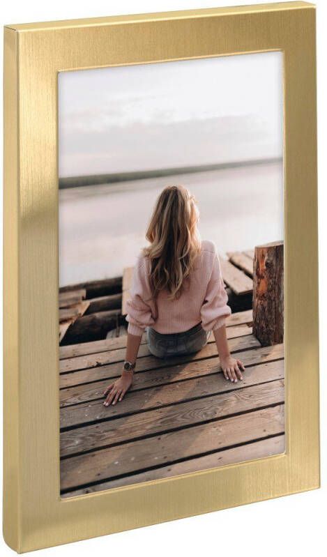 Hama Fotolijstje Fotolijst 13 x 18 cm voor 1 foto om op te hangen en te plaatsen goud (1 stuk)