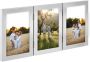 Hama Fotolijstje Fotolijst 13x18 cm voor 3 foto's om op te hangen en te plaatsen zilver (1 stuk) - Thumbnail 2