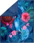 Hip Plaid Ofelia Zacht knuffeldeken 130x160 cm omkeerbaar mandala papegaai blauw - Thumbnail 2