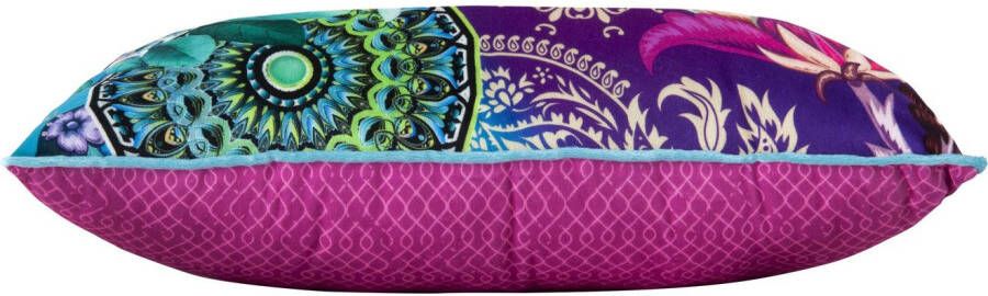 hip Sierkussen Axelle Met vulling 1 stuk Bies 30x60 Omkeerbaar Zacht Mandala Paars (1 stuk)