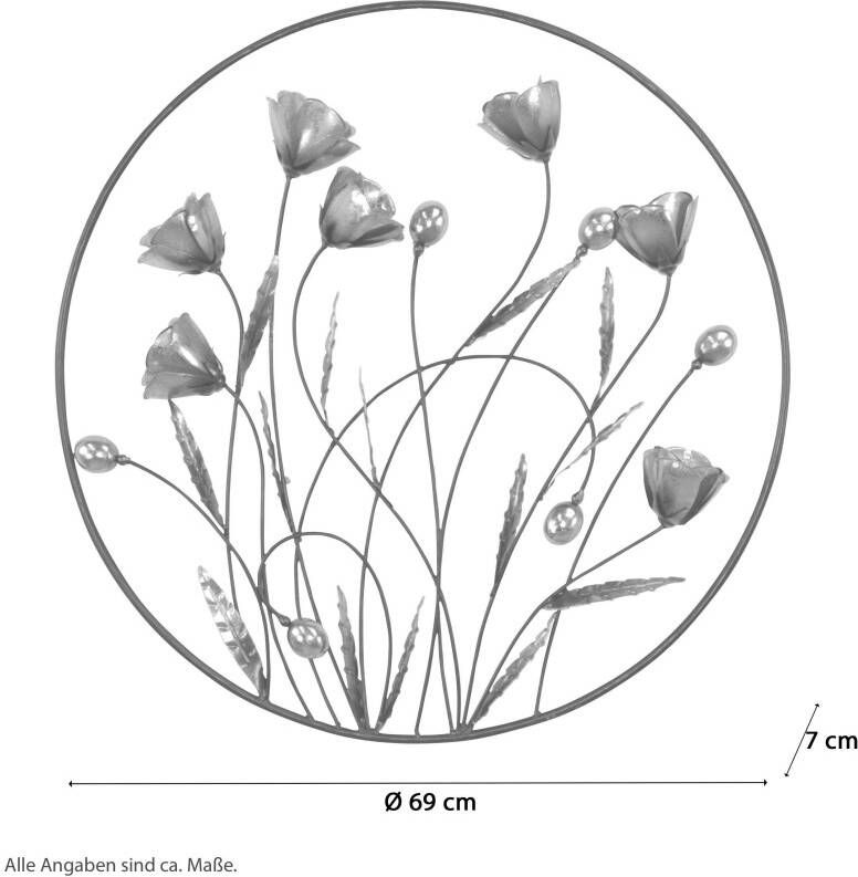 HOFMANN LIVING AND MORE Sierobject voor aan de wand Wanddecoratie van metaal