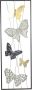 HOFMANN LIVING AND MORE Sierobject voor aan de wand Wanddecoratie van metaal motief vlinders - Thumbnail 2