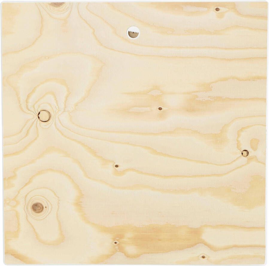 Home affaire Artprint op hout Fiets aan muur 40 40 cm