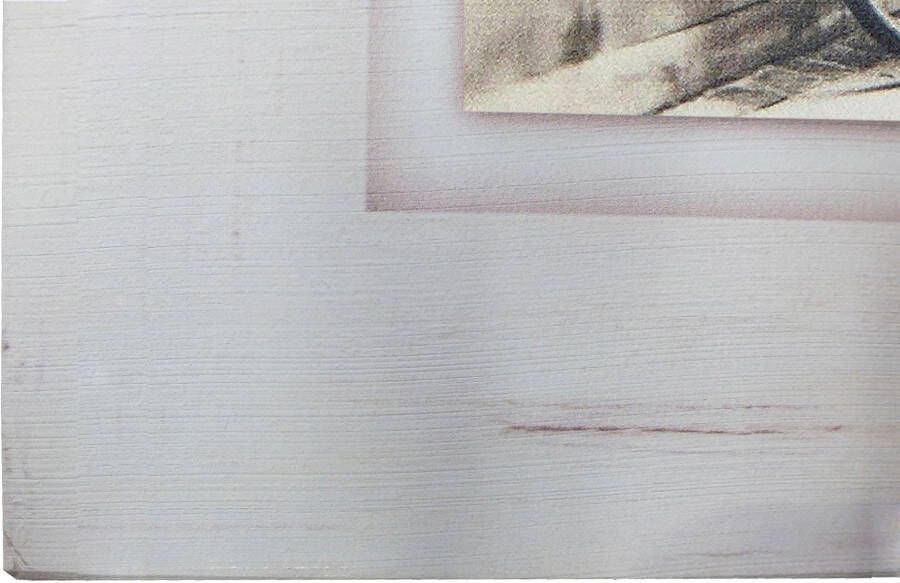 Home affaire Artprint op hout Fiets aan muur 40 40 cm