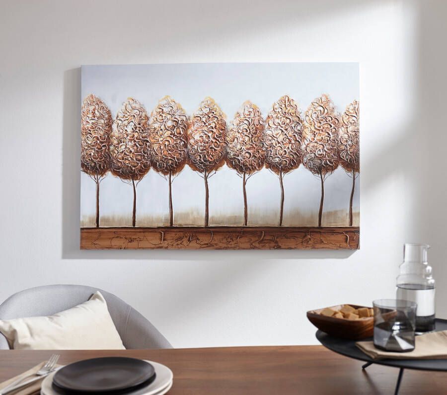 Home affaire Artprint op linnen Trees Motief bomen 120x80 cm woonkamer