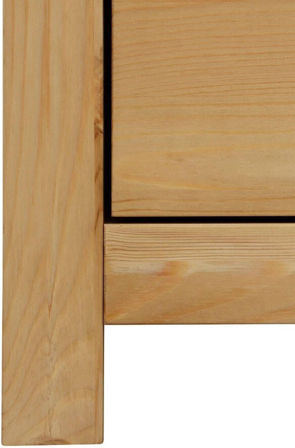Home affaire Compact kapstokmeubel Mille van massief hout breedte 100 cm