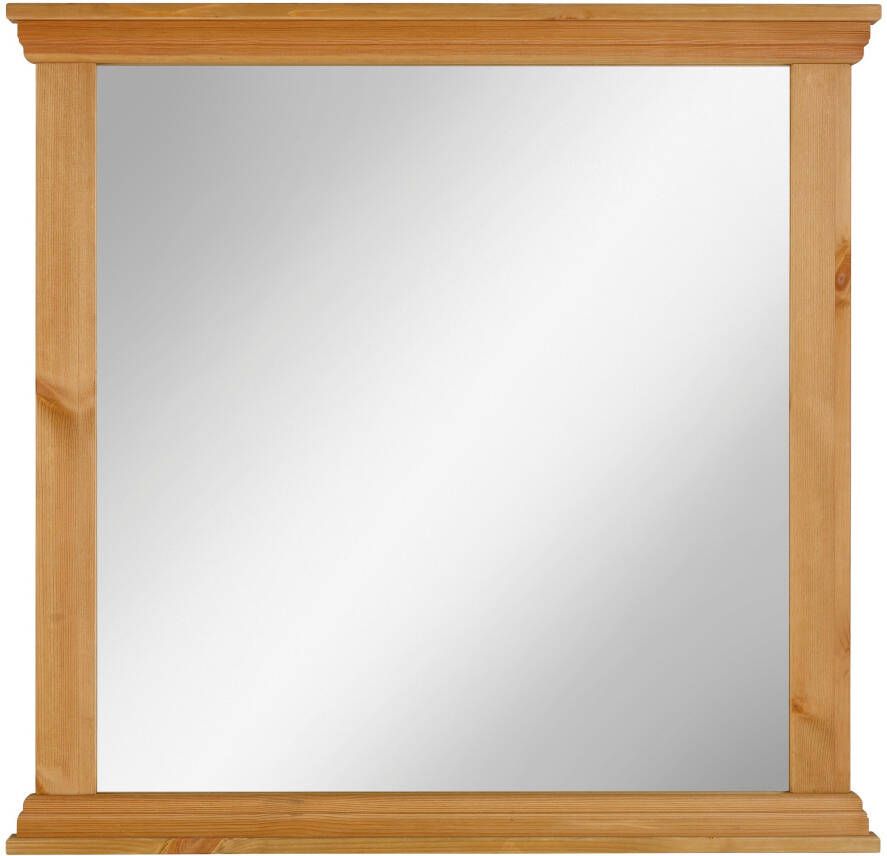 Home affaire Garderobespiegel Basilico Frame van massief grenen FSC breedte 86 cm