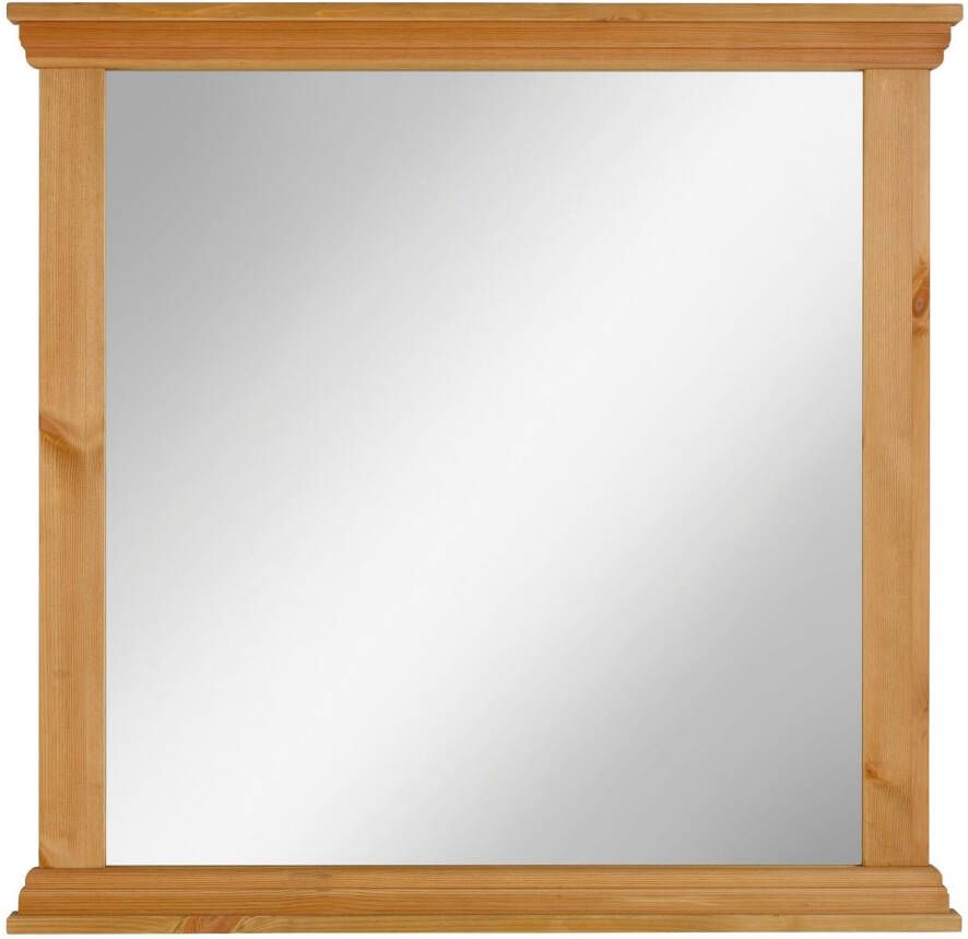 Home affaire Garderobespiegel Basilico Frame van massief grenen FSC breedte 86 cm