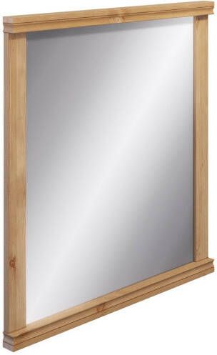 Home affaire Garderobespiegel Gotland Frame van massief grenen FSC-gecertificeerd 64x64 cm