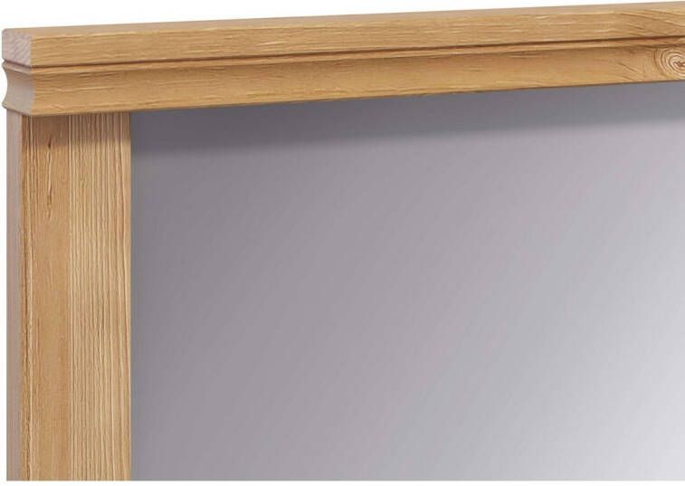 Home affaire Garderobespiegel Gotland spiegel wandspiegel Frame van massief grenen FSC -gecertificeerd 80x84 cm