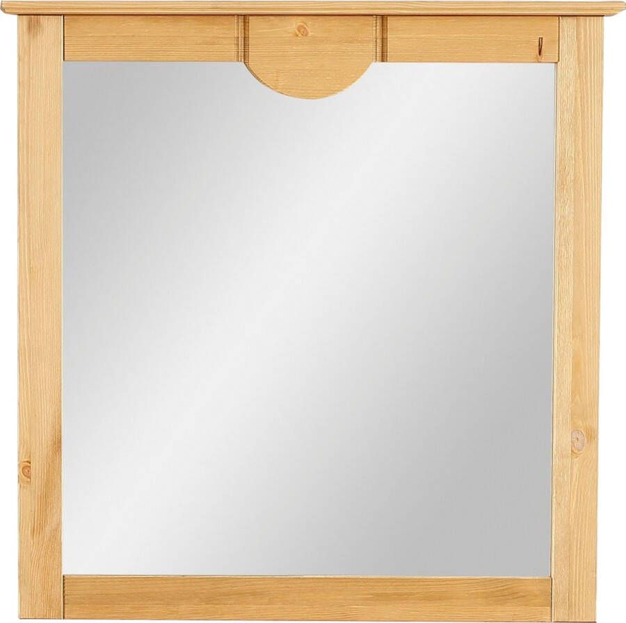 Home affaire Garderobespiegel Klera Frame van massief grenen FSC breedte 81 cm