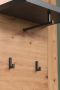Home affaire Kapstokpaneel Ambres Mat lichtbruine echt-hout-look ca. 62 cm breed hoedenplank melamine - Thumbnail 5