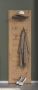 Home affaire Kapstokpaneel Ambres Mat lichtbruine echt-hout-look ca. 62 cm breed hoedenplank melamine - Thumbnail 8