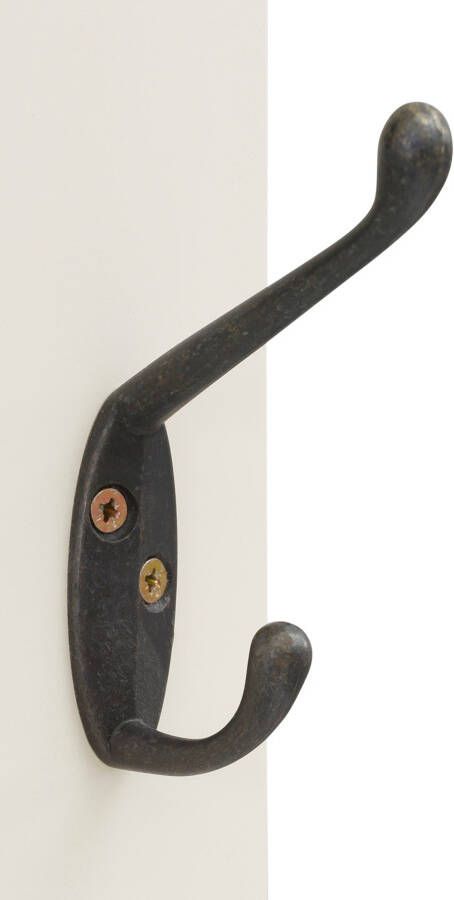 Home affaire Kapstokpaneel Arabeske met prachtige zwarte ornamenten breedte 30 cm (2 stuks)