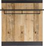 Home affaire Kapstokpaneel Sherwood in modern houtdecor met beslag van metaal breedte 92 cm - Thumbnail 3
