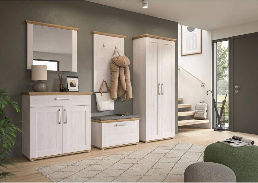 Home affaire Spiegel COSENZA TOPSELLER! Breite 82 cm 2-farbig in Landhausoptik Garderobespiegel wandspiegel gangspiegel halspiegel