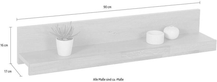 Home affaire Wandplank Kolding set van 2 (set)