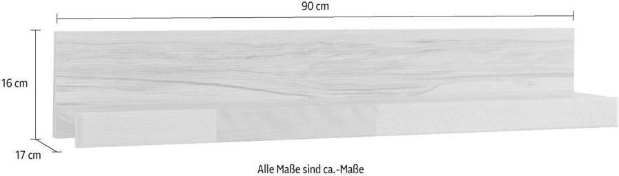 Home affaire Wandplank Silkeborg Breedte 90-130 cm