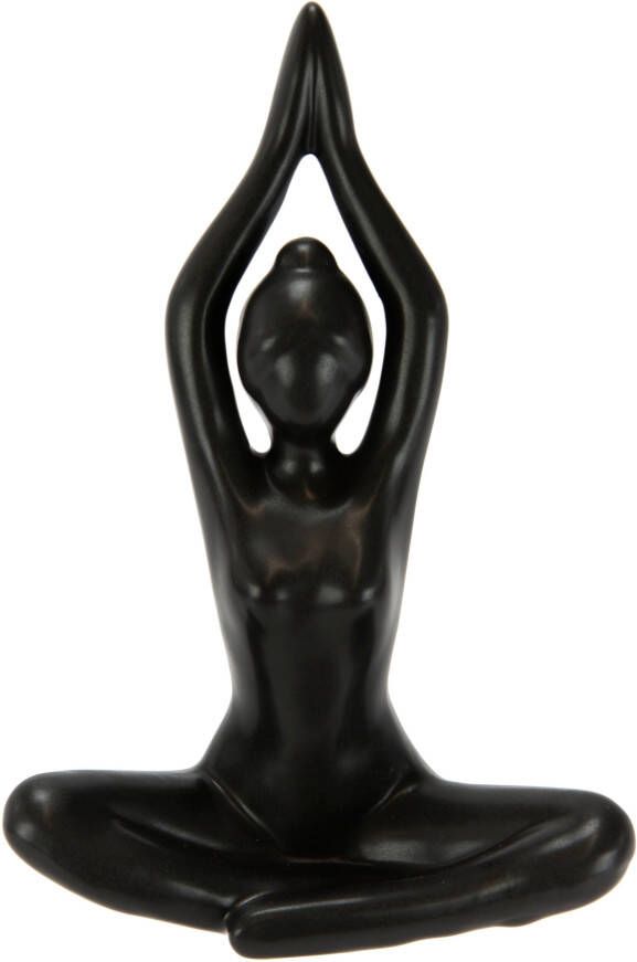 I.GE.A. Decoratief figuur Yogavrouw 2-delig set yogafiguur yogabeeld