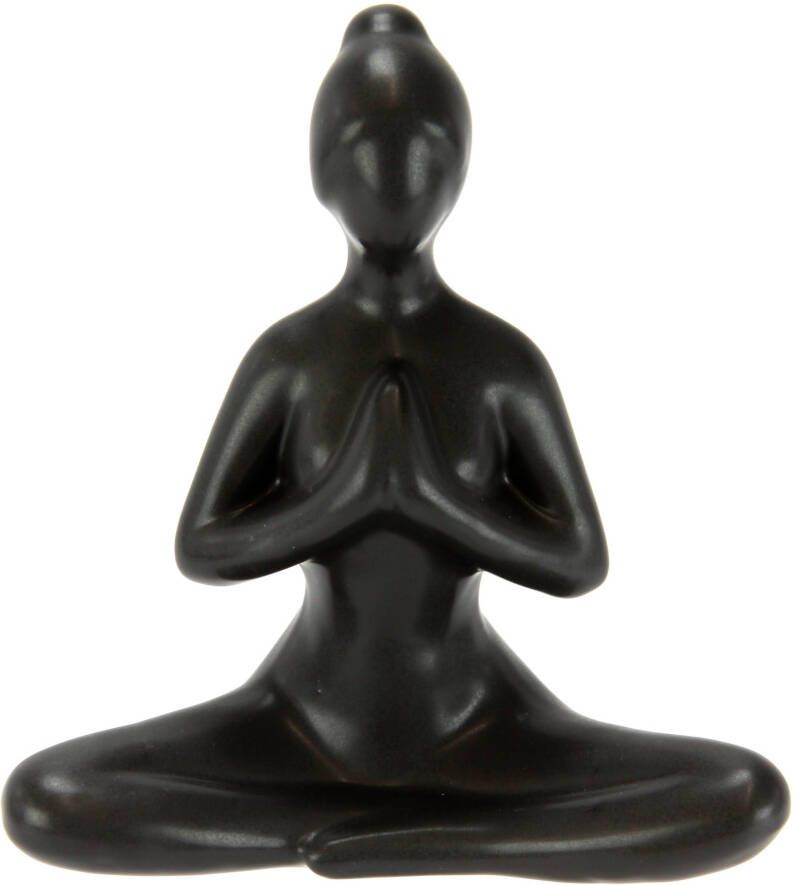 I.GE.A. Decoratief figuur Yogavrouw 2-delig set yogafiguur yogabeeld