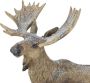 I.GE.A. Dierfiguur Elk figuur besneeuwd Hert decoratieve figuren sculptuur kerstfiguur kerstdecoratie bosdier (1 stuk) - Thumbnail 6