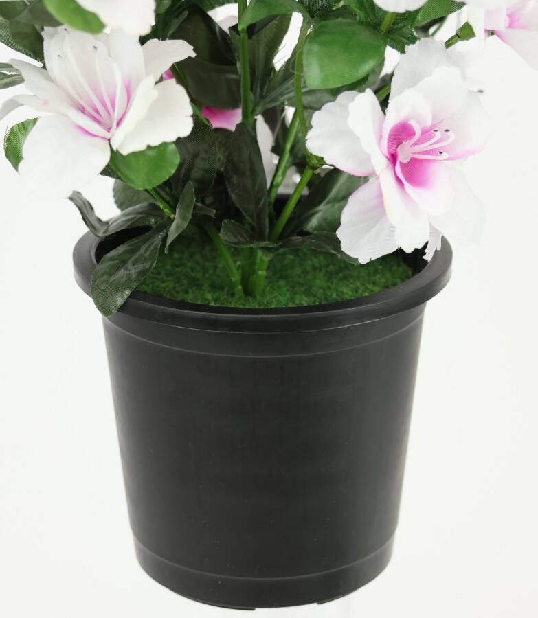 I.GE.A. Kunstbloem azalea in pot (1 stuk)