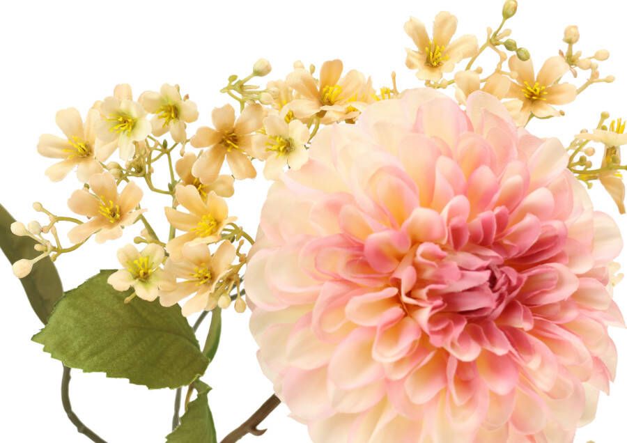 I.GE.A. Kunstbloem Stelenbloemen assortiment dahlia bloes tak (2 stuks)