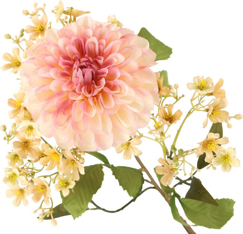 I.GE.A. Kunstbloem Stelenbloemen assortiment dahlia bloes tak (2 stuks)