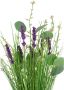 I.GE.A. Kunstplant Künstlicher Grasbund mit Blüten - Thumbnail 3
