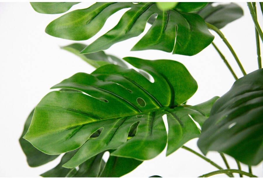 I.GE.A. Kunstplant Monstera Met overpot kunstmatige splitphilo-plant
