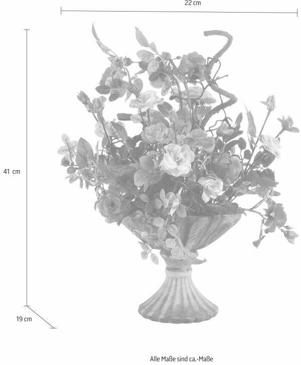I.GE.A. Kunstplant Wilde rozen (1 stuk)