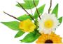 I.GE.A. Kunsttak Dekozweig Gerbera Margeriten - Thumbnail 2