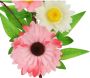 I.GE.A. Kunsttak Dekozweig Gerbera Margeriten - Thumbnail 2