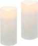 I.GE.A. Led-kaars Batteriebetriebene LED-Kerzen aus Echtwachs Höhe ca. 12 5 cm (set 2-delig) - Thumbnail 2