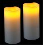 I.GE.A. Led-kaars Batteriebetriebene LED-Kerzen aus Echtwachs Höhe ca. 12 5 cm (set 2-delig) - Thumbnail 3