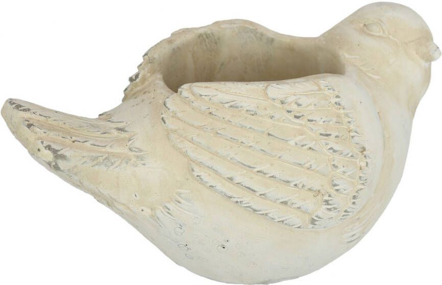 I.GE.A. Plantenbak Cement plantenpot vogel (1 stuk)