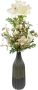 I.GE.A. Winterse kunstplant mit Amaryllis in Vase aus Keramik Blumen-Arrangement LED-Beleuchtung (1 stuk) - Thumbnail 2