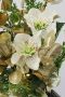 I.GE.A. Winterse kunstplant mit Amaryllis in Vase aus Keramik Blumen-Arrangement LED-Beleuchtung (1 stuk) - Thumbnail 3