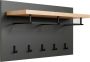 INOSIGN Kapstokpaneel Premont mat lichtbruine hout-look ca. 90 cm breed (1 stuk) - Thumbnail 2