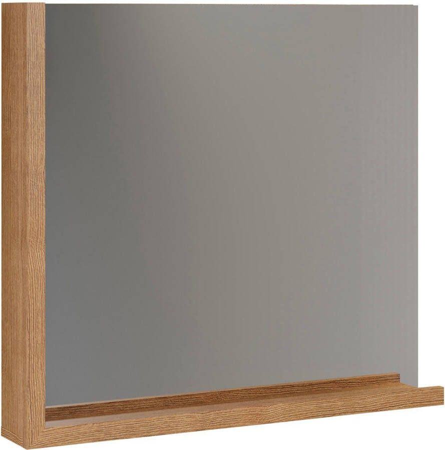 INOSIGN Spiegel Premont Frame en plank in houtlook bxh ca.: 80 x72 cm (1 stuk)