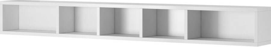 INOSIGN Wandplank Toledo breedte 169 cm stijlvol decoratief wandrek Wandplank met 5 vakken veel opbergruimte maten 169 20 5 19 (B H D)