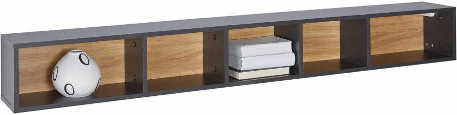 INOSIGN Wandplank Toledo Wandplank met 5 vakken veel opbergruimte maten 169 20 5 19 (B H D)