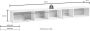 INOSIGN Wandplank Toledo Wandplank met 5 vakken veel opbergruimte maten 169 20 5 19 (B H D) - Thumbnail 6