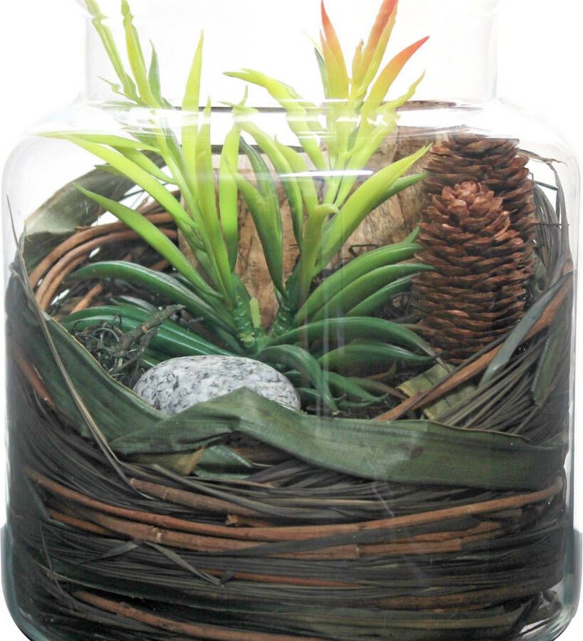 Kayoom Decoratief glas Decoratieglas Flora 810 Natuurlijk