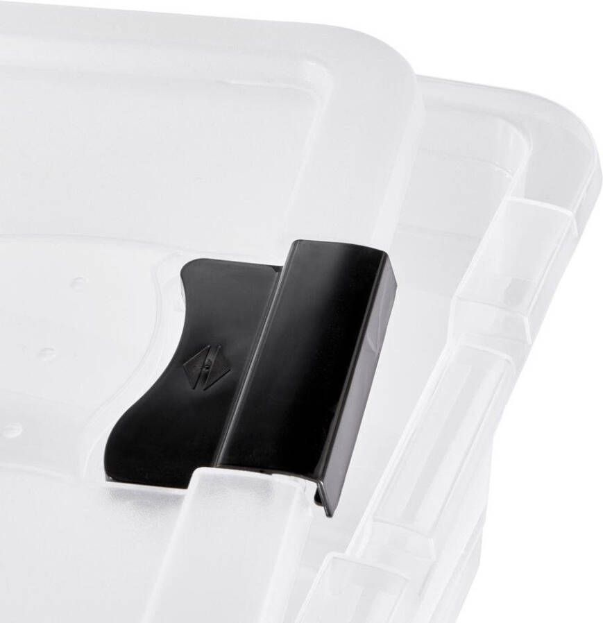 keeeper Organizer CORNELIA Opbergbox 12 L met deksel grendelslot (set 3-delig)