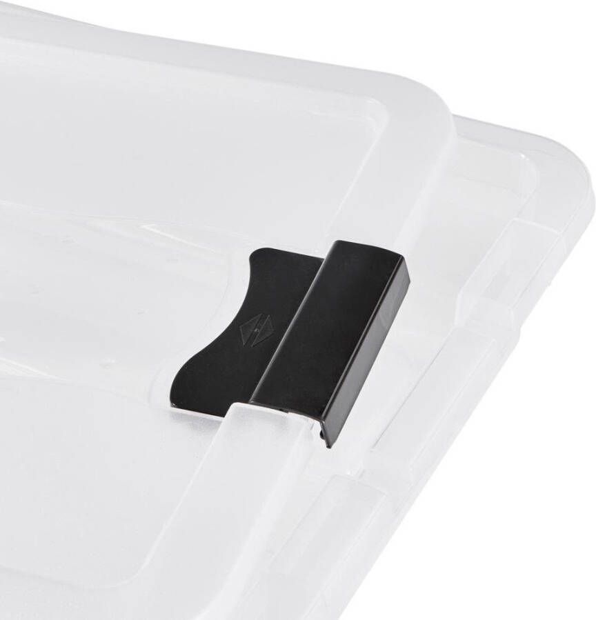 keeeper Organizer CORNELIA Opbergbox met deksel grendelslot 7 L (set 3-delig)